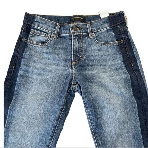 Banana Republic‎ Girlfriend Jeans with Side stripe Size 25 - Picture 8 of 9